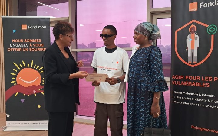 LES LAURÉATS DU CHALLENGE « BOUGER POUR SA SANTÉ, RÉCOMPENSÉS PAR LA FONDATION ORANGE GUINÉE